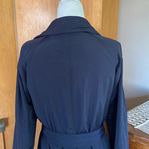 SANYO New York Blue Navy Trenchcoat - Picture 11 of 13